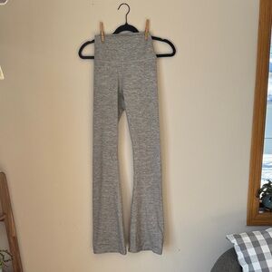 Women's Gray Flared Leggings